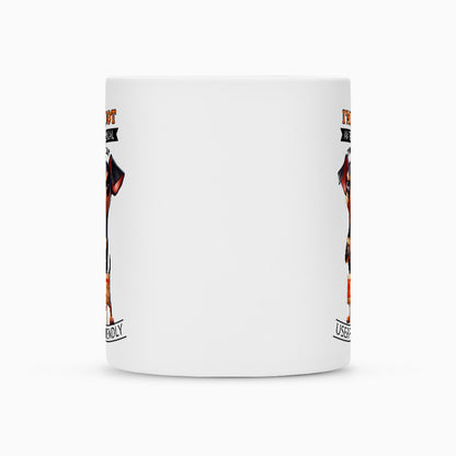 Tasse "Zwergpinscher - Anti-Social" – hunde-shirt.de