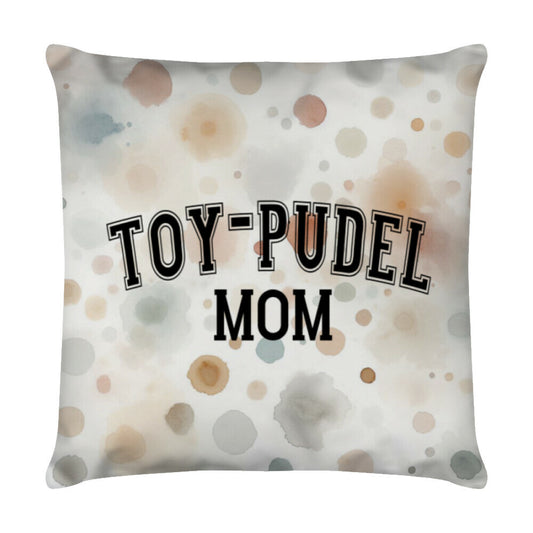 Kissen "Toypudel - MOM" Weiß – hunde-shirt.de