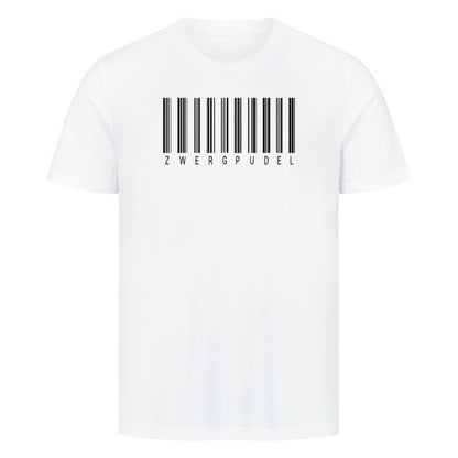 Premium T-Shirt "Zwergpudel - Scan" Weiß – hunde-shirt.de