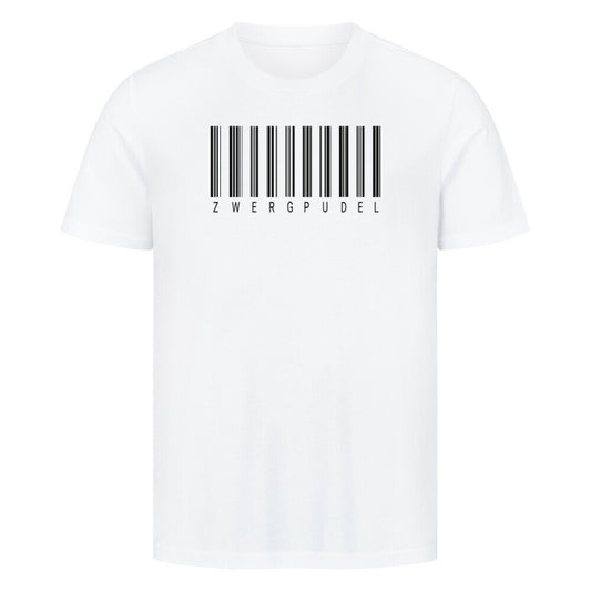 Premium T-Shirt "Zwergpudel - Scan" Weiß – hunde-shirt.de