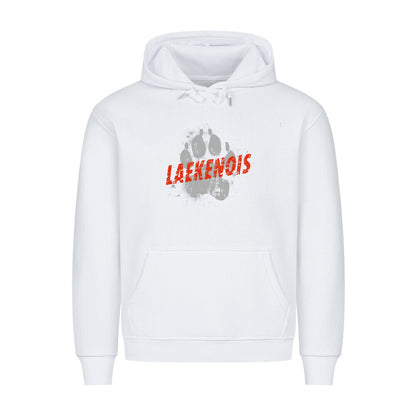 Premium Hoodie "Laekenois - PAW" Weiß – hunde-shirt.de