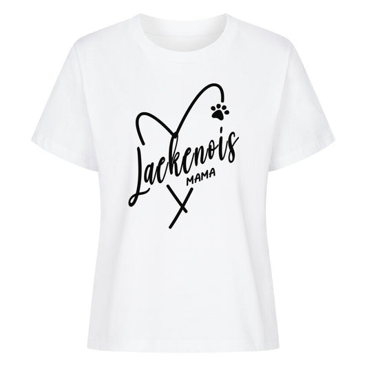 Premium Damen-Shirt "Laekenois - Mama" Weiß – hunde-shirt.de