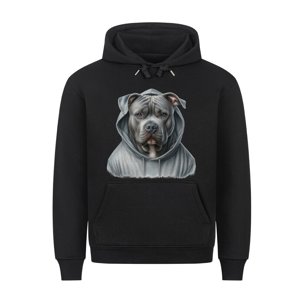 Premium Hoodie "Bully XL / XXL - Hooded" Schwarz – hunde-shirt.de