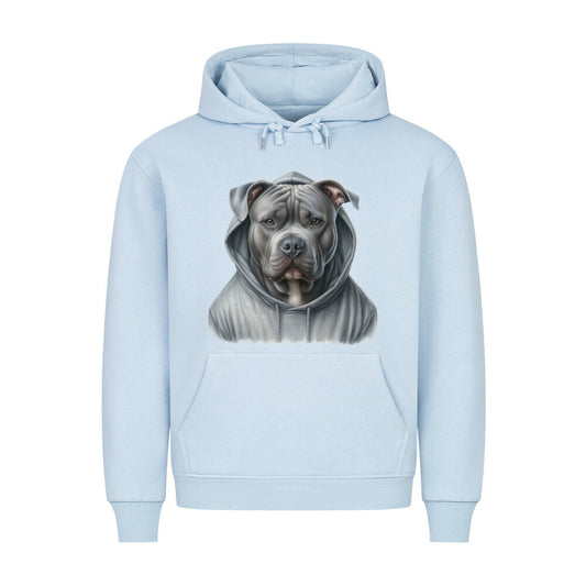 Premium Hoodie "Bully XL / XXL - Hooded" Babyblau – hunde-shirt.de