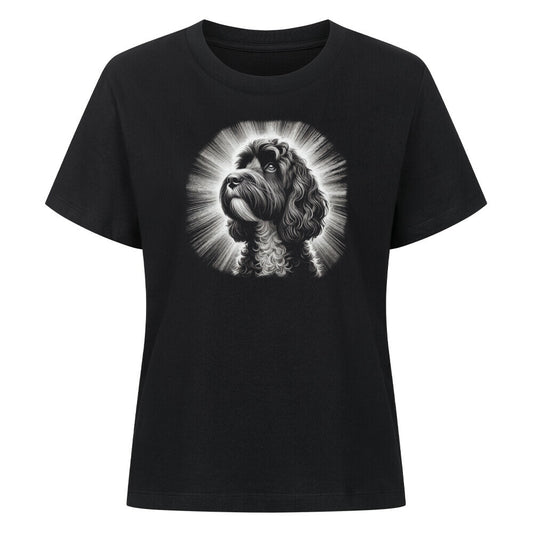 Premium Damen-Shirt "Cockapoo - Shine" Schwarz – hunde-shirt.de