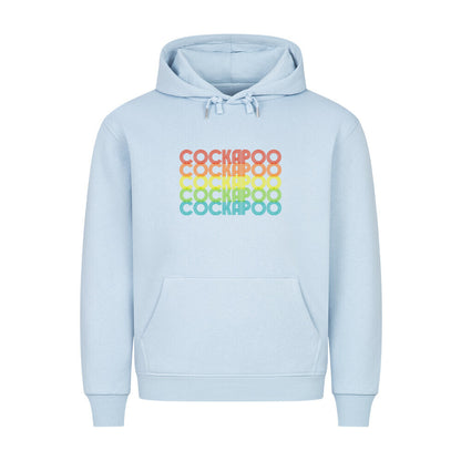 Premium Hoodie "Cockapoo - RETRO" Babyblau – hunde-shirt.de