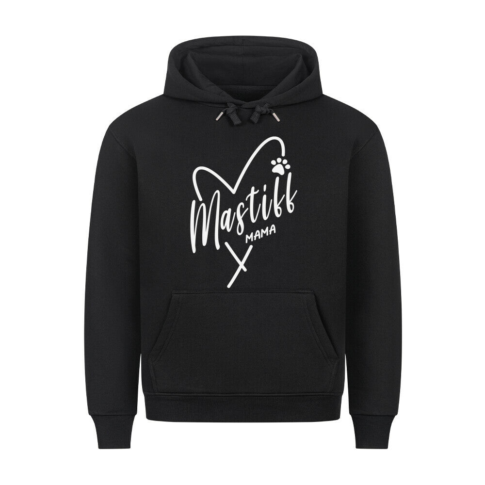Premium Hoodie "English Mastiff - MAMA" Schwarz – hunde-shirt.de