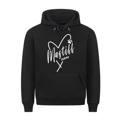 Premium Hoodie "English Mastiff - MAMA" Schwarz – hunde-shirt.de