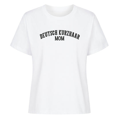 Premium Damen-Shirt "Deutsch Kurzhaar - MOM" Weiß – hunde-shirt.de