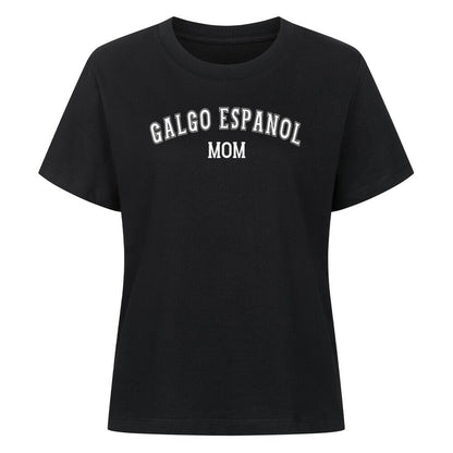 Premium Damen-Shirt "Galgo - MOM" Schwarz – hunde-shirt.de