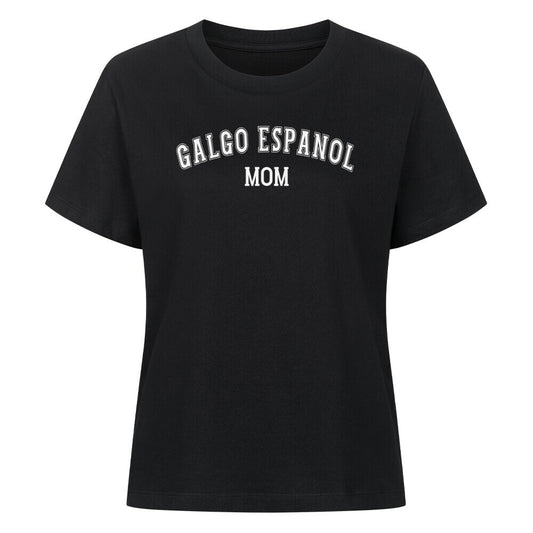 Premium Damen-Shirt "Galgo - MOM" Schwarz – hunde-shirt.de