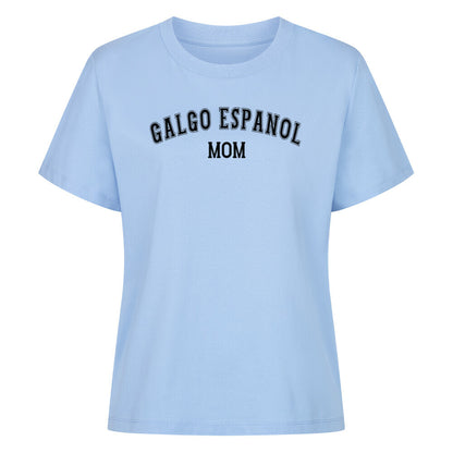 Premium Damen-Shirt "Galgo - MOM" Sky Blue – hunde-shirt.de