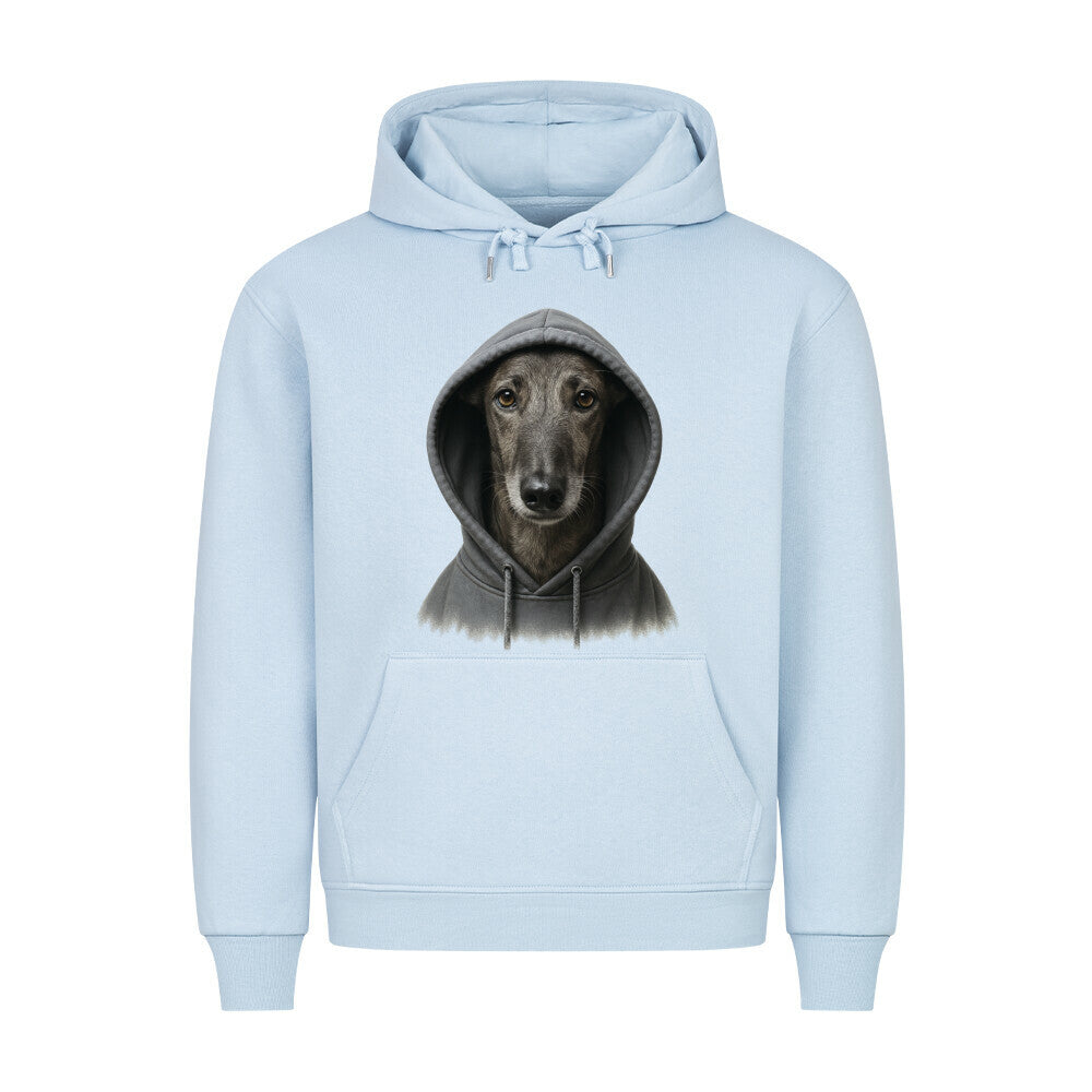 Premium Hoodie "Galgo - Hooded" Babyblau – hunde-shirt.de