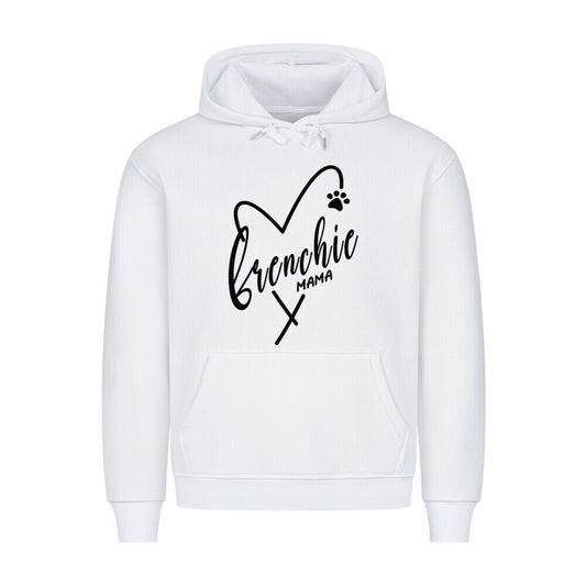 Premium Hoodie "Frenchie - MAMA" Weiß – hunde-shirt.de