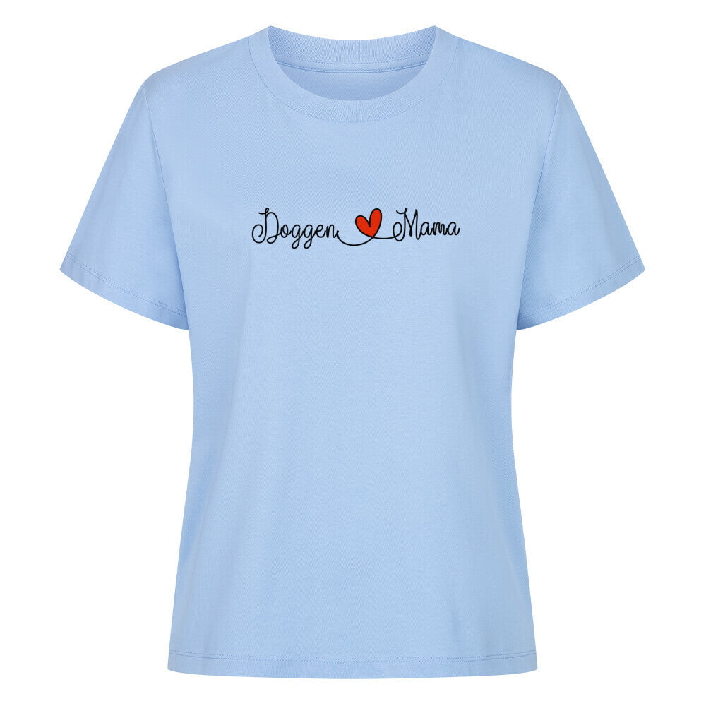 Premium Damen-Shirt "Dogge - Mama" Sky Blue – hunde-shirt.de