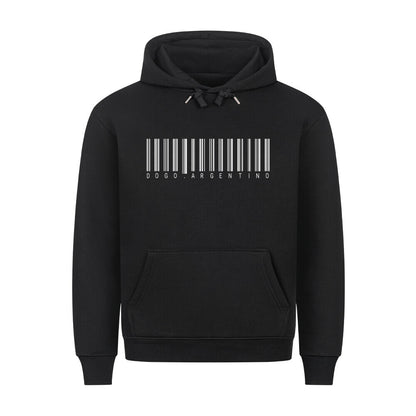 Premium Hoodie "Dogo Argentino - Scan" Schwarz – hunde-shirt.de