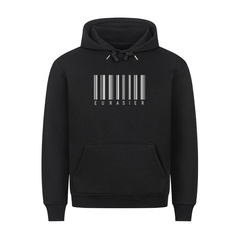 Premium Hoodie "Eurasier - Scan" Schwarz – hunde-shirt.de