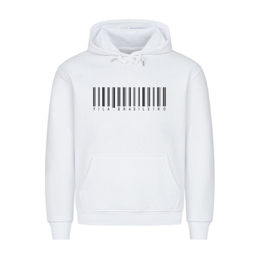 Premium Hoodie "Fila Brasileiro - Scan" Weiß – hunde-shirt.de