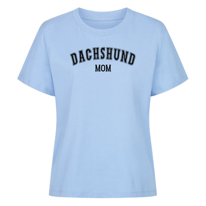 Premium Damen-Shirt "Dackel - Dachshund MOM" Sky Blue – hunde-shirt.de