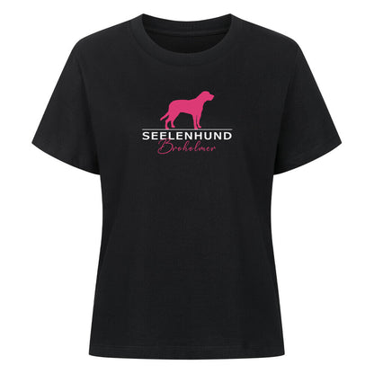 Premium Damen-Shirt "Broholmer - Seelenhund" Schwarz – hunde-shirt.de