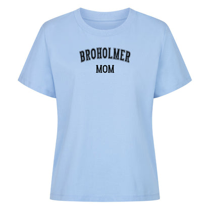 Premium Damen-Shirt "Broholmer - MOM" Sky Blue – hunde-shirt.de