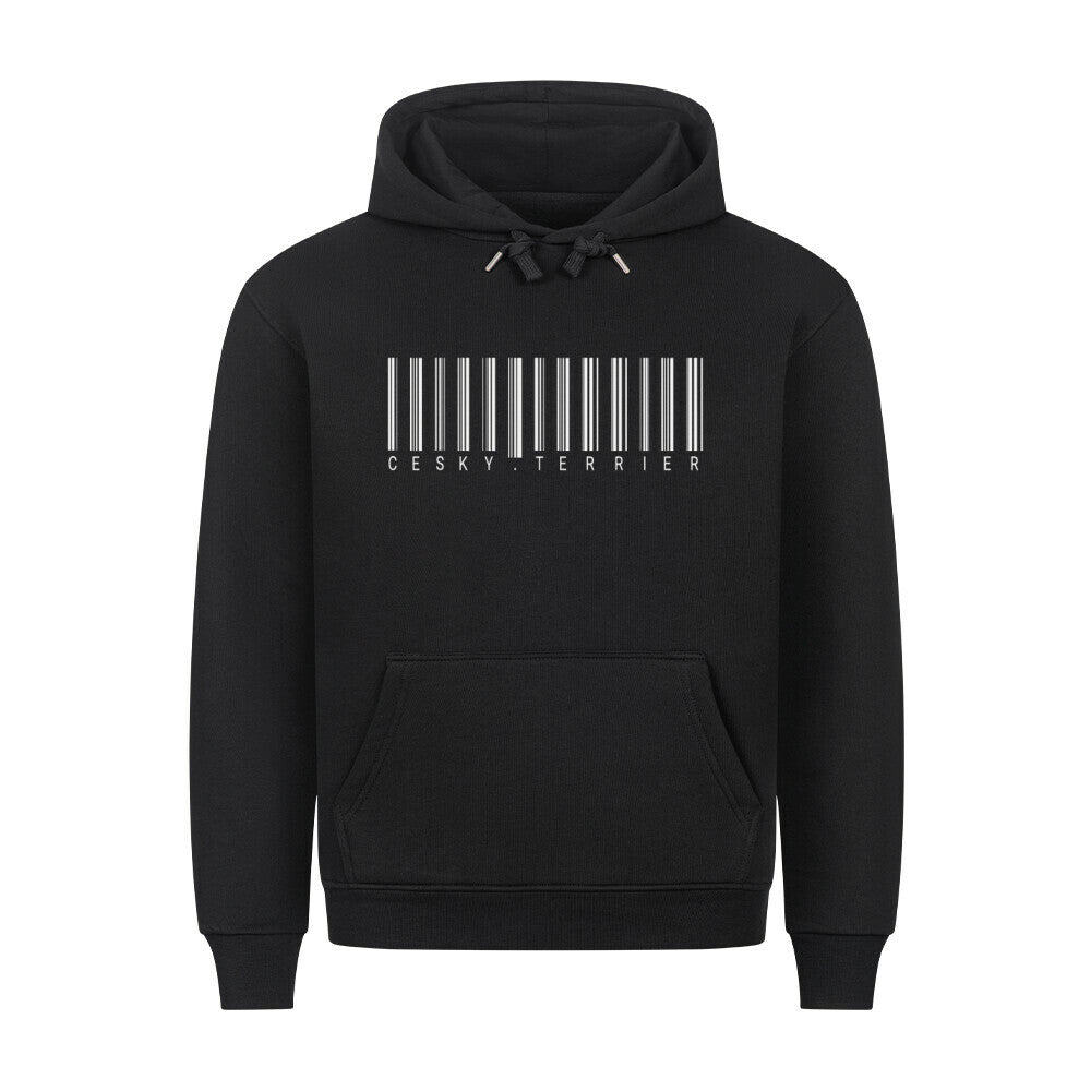 Premium Hoodie "Cesky Terrier - Scan" Schwarz – hunde-shirt.de