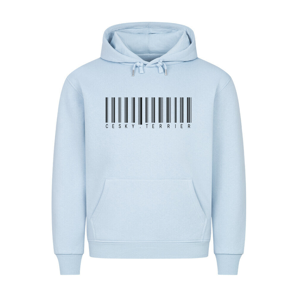 Premium Hoodie "Cesky Terrier - Scan" Babyblau – hunde-shirt.de