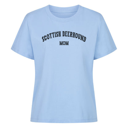 Premium Damen-Shirt "Deerhound - MOM" Sky Blue – hunde-shirt.de
