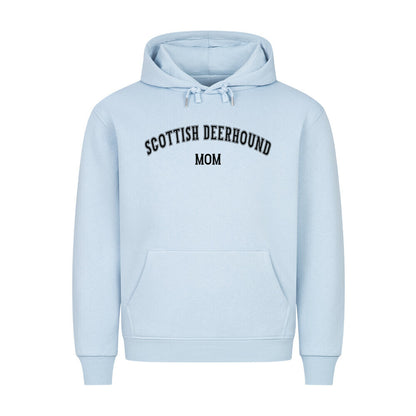 Premium Hoodie "Deerhound - MOM" Babyblau – hunde-shirt.de