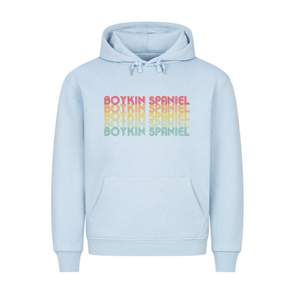 Premium Hoodie "Boykin Spaniel - RETRO" Babyblau – hunde-shirt.de