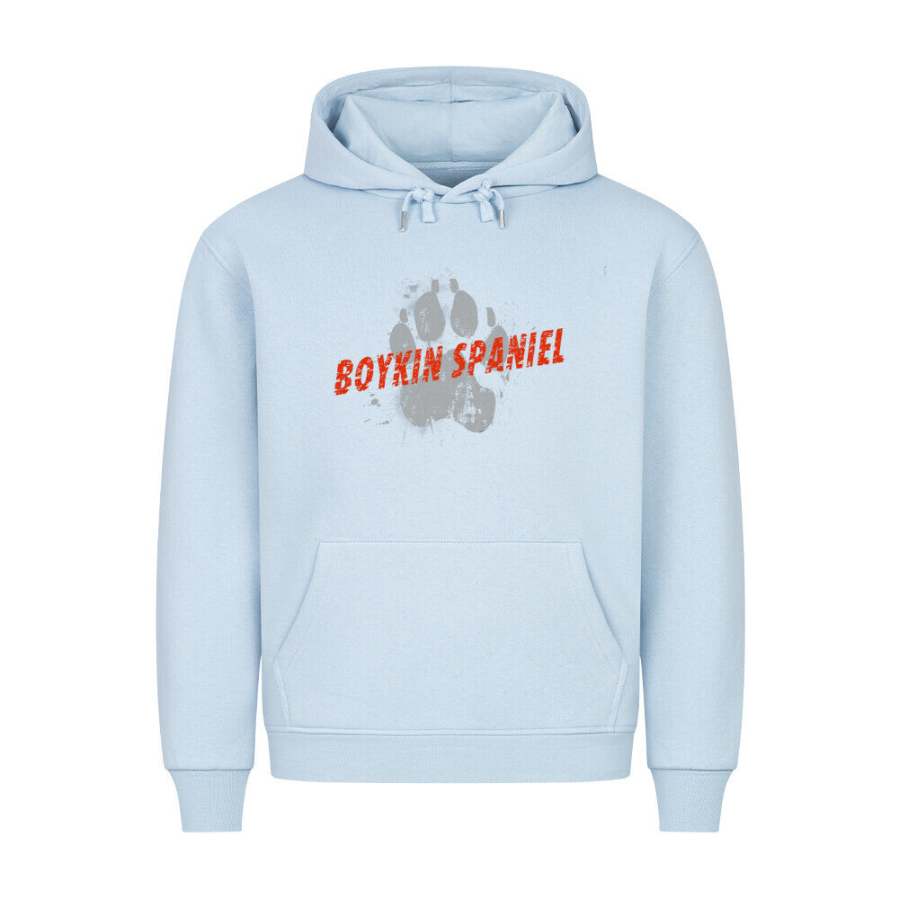 Premium Hoodie "Boykin Spaniel - PAW" Babyblau – hunde-shirt.de