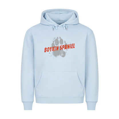 Premium Hoodie "Boykin Spaniel - PAW" Babyblau – hunde-shirt.de