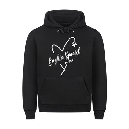 Premium Hoodie "Boykin Spaniel - MAMA" Schwarz – hunde-shirt.de