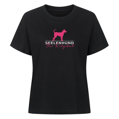 Premium Damen-Shirt "Thai Ridgeback - Seelenhund" Schwarz – hunde-shirt.de