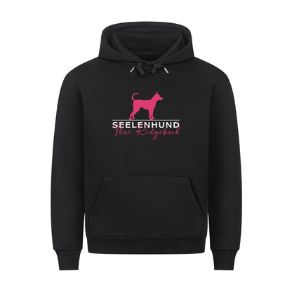Premium Hoodie "Thai Ridgeback - Seelenhund" Schwarz – hunde-shirt.de