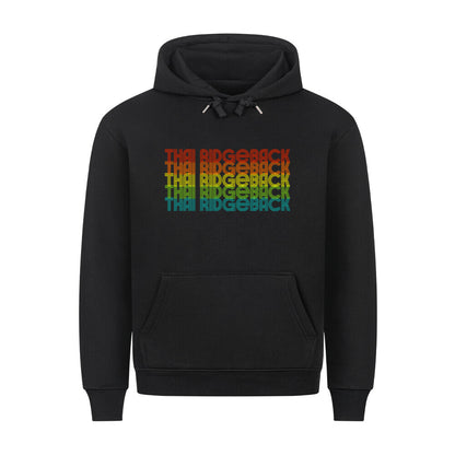Premium Hoodie "Thai Ridgeback - RETRO" Schwarz – hunde-shirt.de