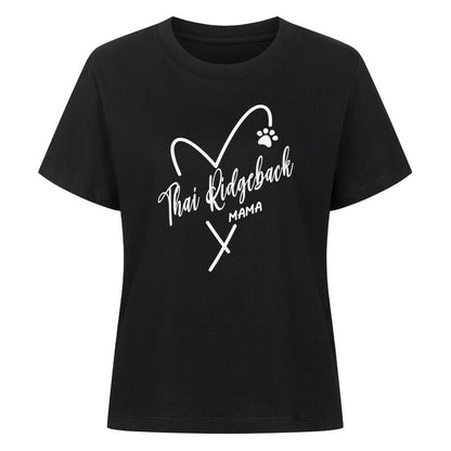 Premium Damen-Shirt "Thai Ridgeback - MAMA" Schwarz – hunde-shirt.de