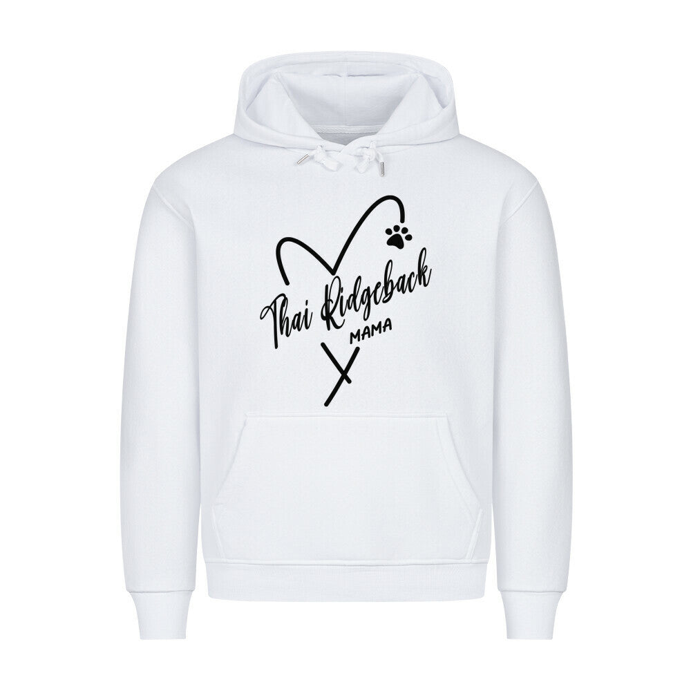 Premium Hoodie "Thai Ridgeback - MAMA" Weiß – hunde-shirt.de