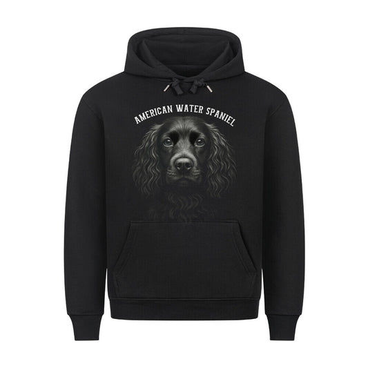 Premium Hoodie "American Water - Pure" Schwarz – hunde-shirt.de