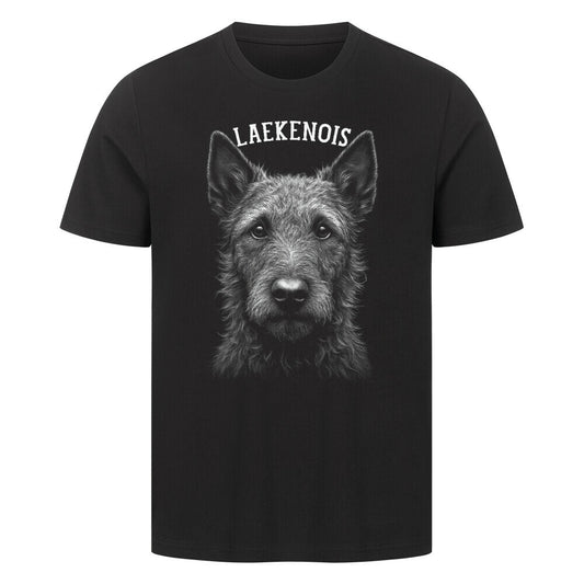 Premium T-Shirt "Laekenois - Pure-Edition" Schwarz – hunde-shirt.de