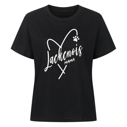 Premium Damen Shirt "Laekenois - MAMA" Schwarz – hunde-shirt.de