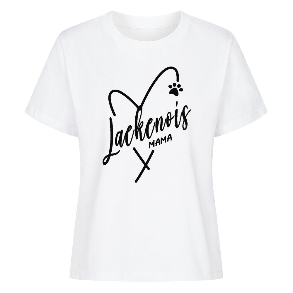 Premium Damen Shirt "Laekenois - MAMA" Weiß – hunde-shirt.de