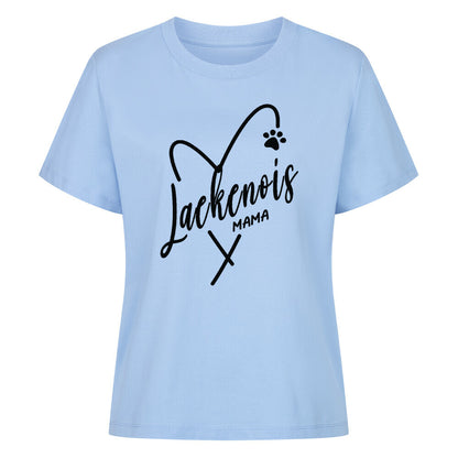 Premium Damen Shirt "Laekenois - MAMA" Sky Blue – hunde-shirt.de