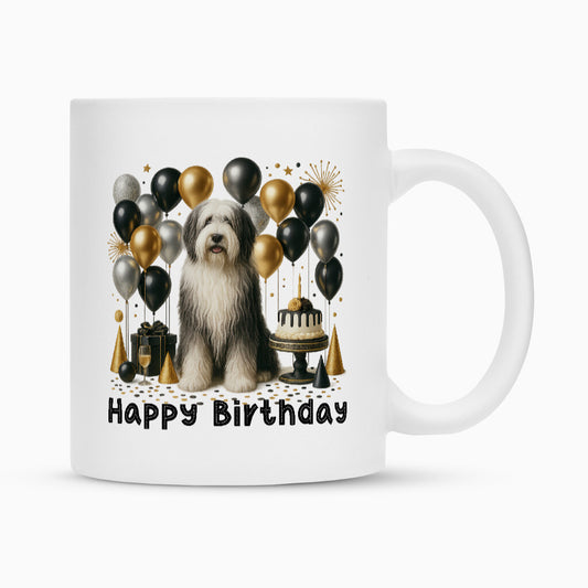 Tasse "Bearded Collie - Happy Birthday" – hunde-shirt.de