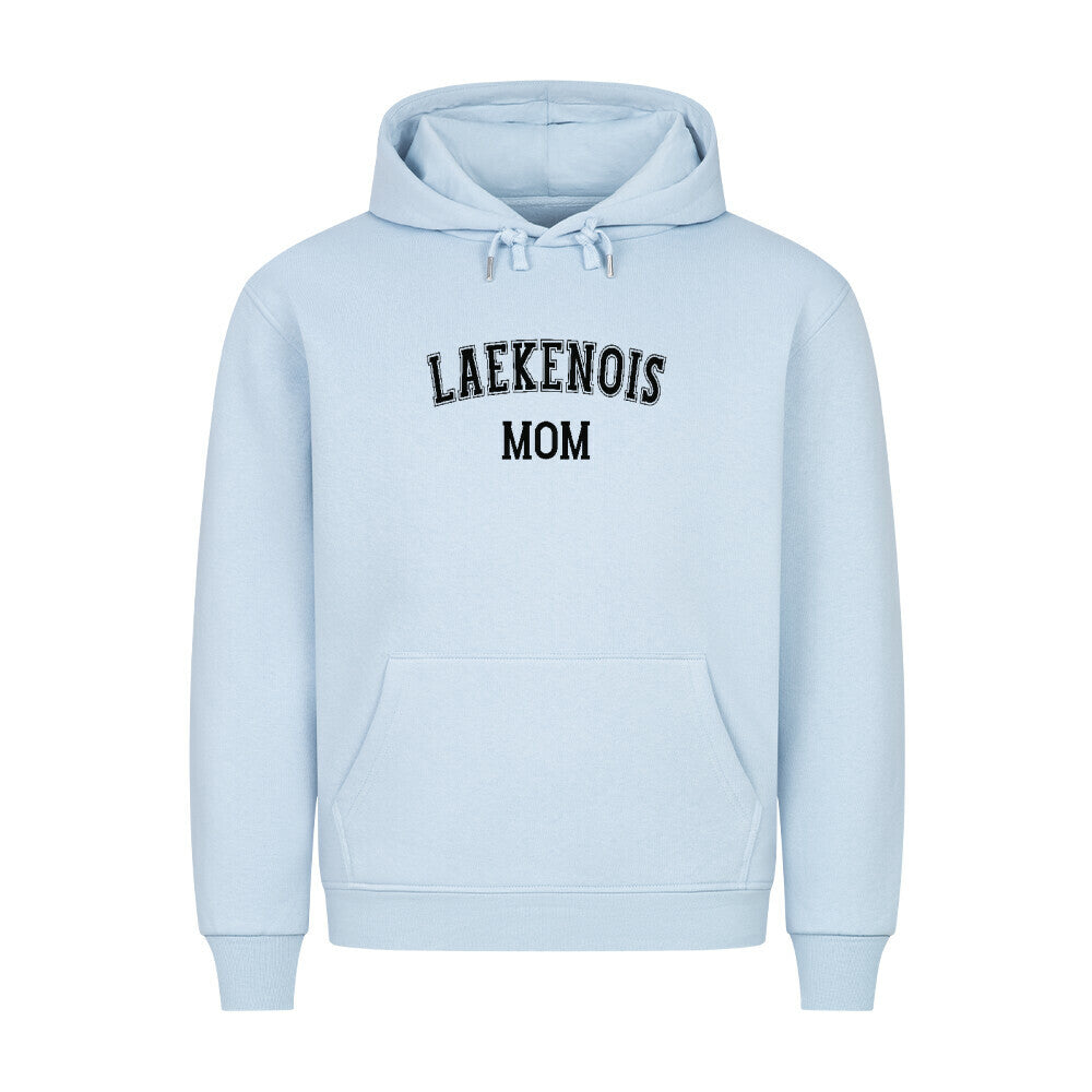 Premium Hoodie "Laekenois - MOM" Babyblau – hunde-shirt.de