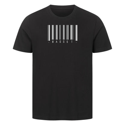 Premium T-Shirt "Basset - Scan" Schwarz – hunde-shirt.de