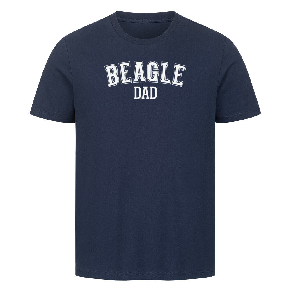 Premium T-Shirt "Beagle - DAD" French Navy – hunde-shirt.de
