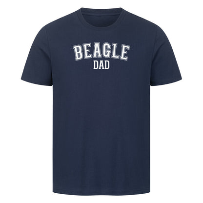 Premium T-Shirt "Beagle - DAD" French Navy – hunde-shirt.de