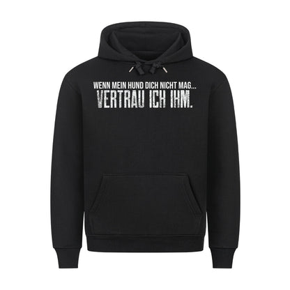 VERTRAU ICH IHM. Schwarz – hunde-shirt.de