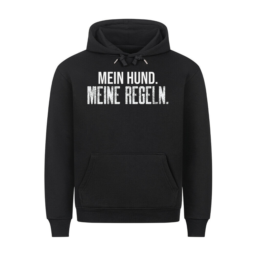MEIN HUND. MEINE REGELN. Schwarz – hunde-shirt.de